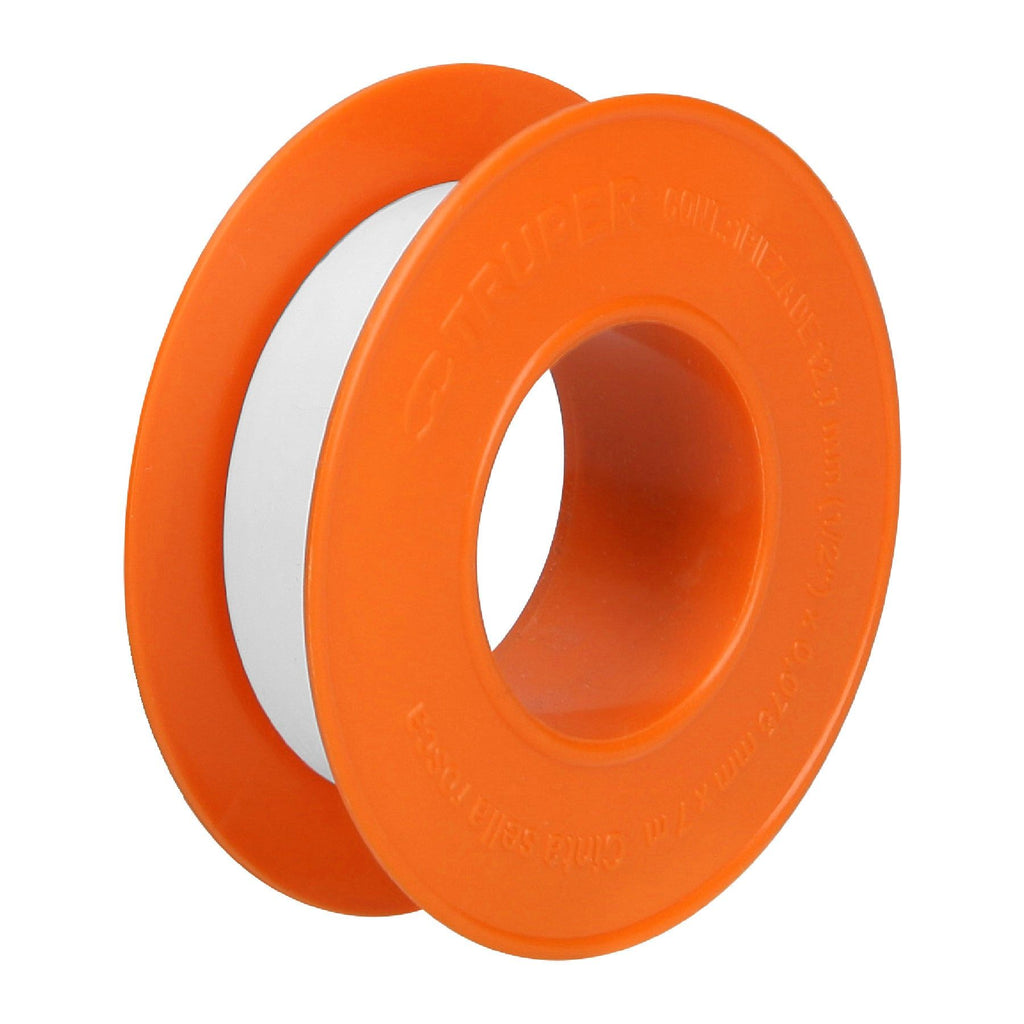 Cinta sella roscas, teflon 1/2" x 7m, uso general, TRUPER